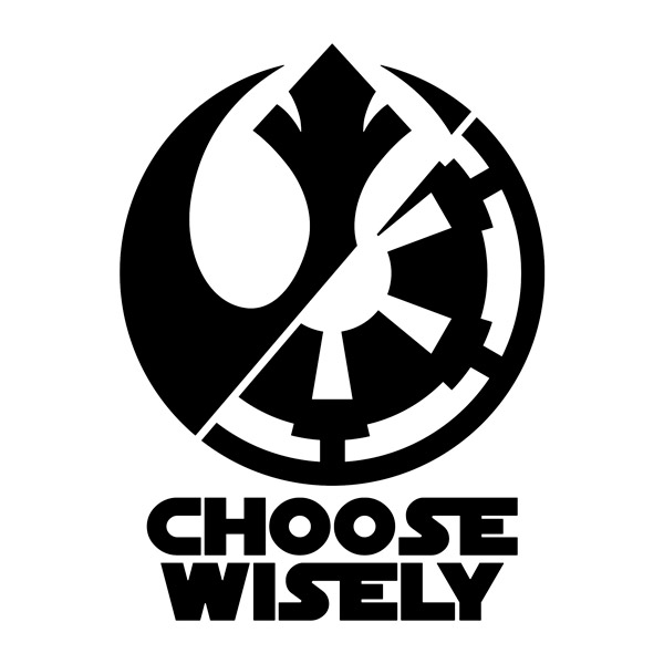 Aufkleber: Choose Wisely