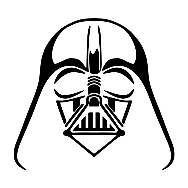 Aufkleber: Darth Vader Helm II