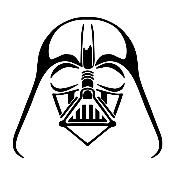 Aufkleber: Darth Vader Helm II