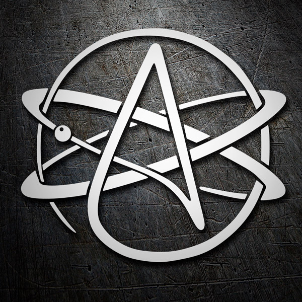 Aufkleber: Atheistisches Symbol