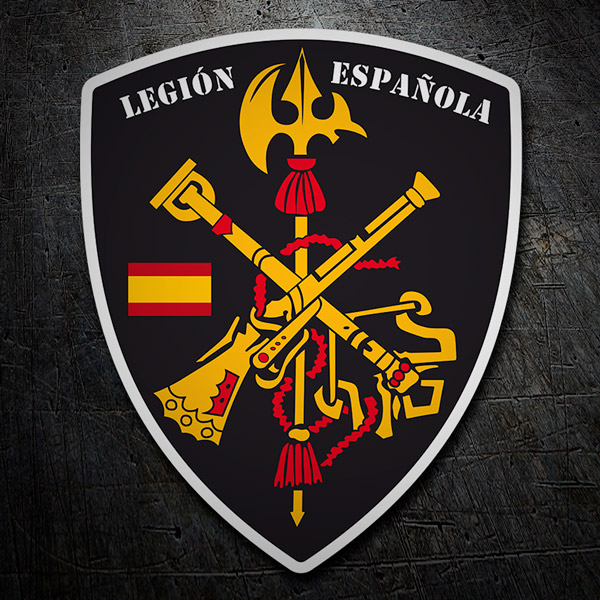 Aufkleber: Wappen der Spanischen Legion