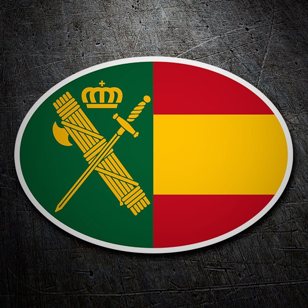 Aufkleber: Oval der Guardia Civil