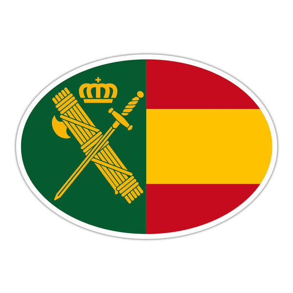 Aufkleber: Oval der Guardia Civil