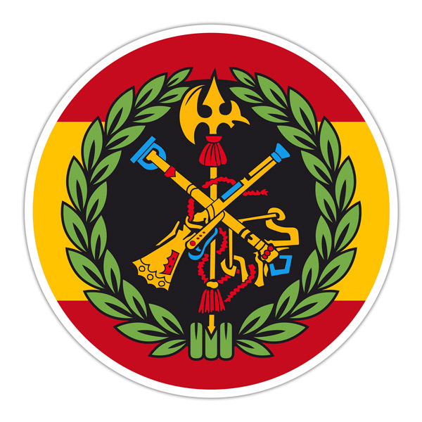 Aufkleber: Spanischer Legionskreis