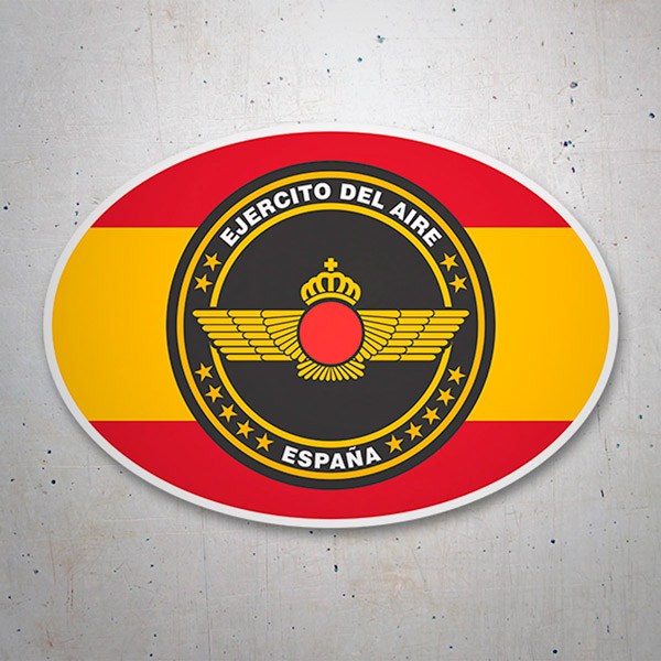 Aufkleber: Luftwaffe und spanische Flagge