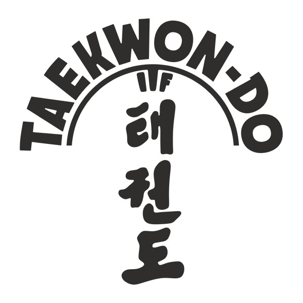 Aufkleber: Taekwondo