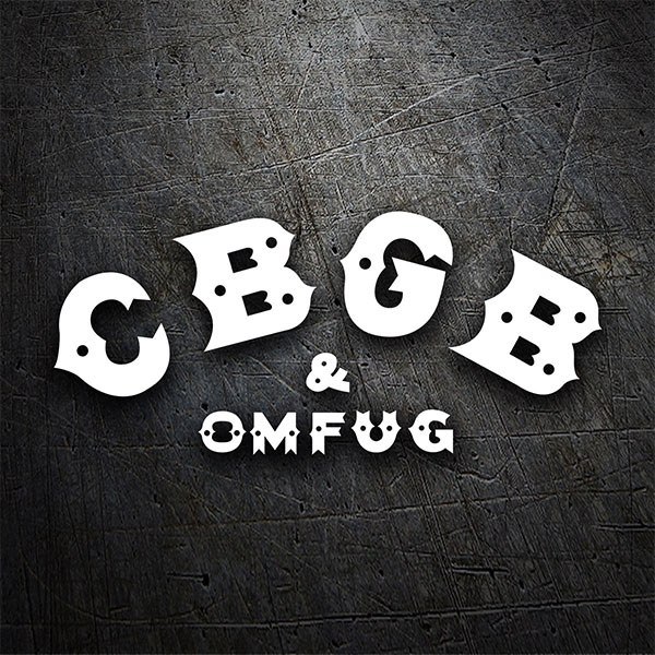 Aufkleber: CBGB Rock