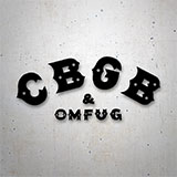 Aufkleber: CBGB & OMFUG Retro 2