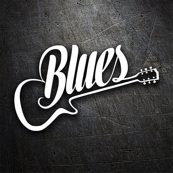 Aufkleber: Blues