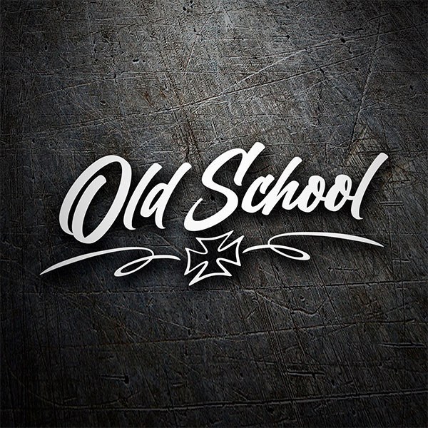 Aufkleber: Old School