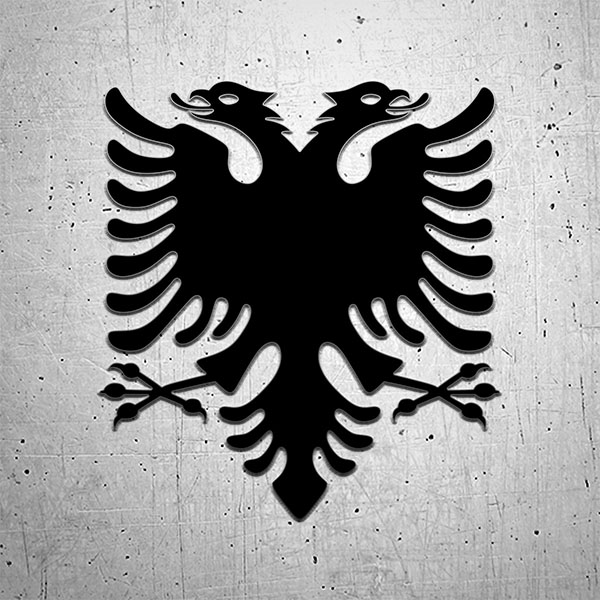 Aufkleber: Albanien Wappen