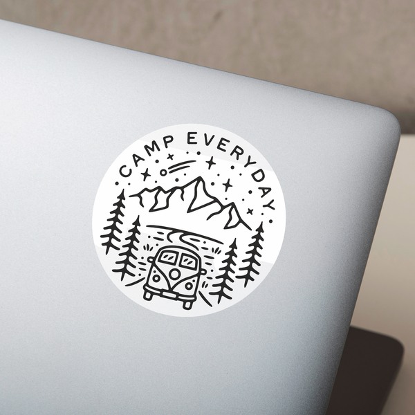 Aufkleber: Camp Alltagswohnwagen