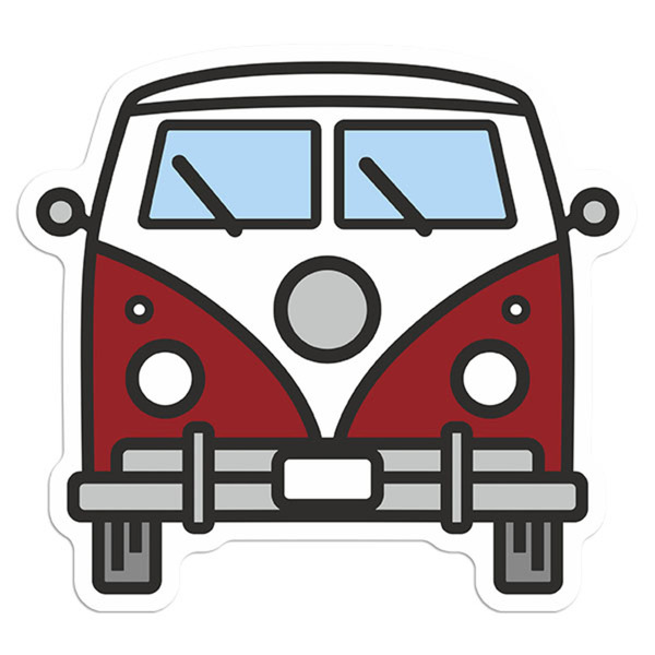 Aufkleber: Volkswagen Wohnwagen