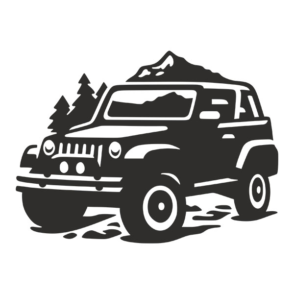 Aufkleber: Jeep 4x4 Adventure