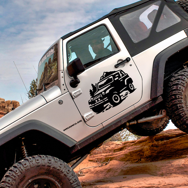 Aufkleber: Jeep 4x4 Adventure