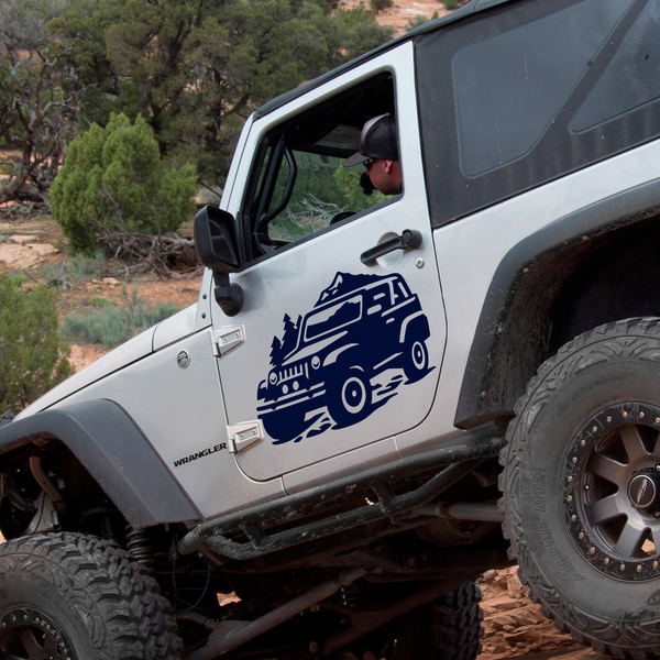 Aufkleber: Jeep 4x4 Adventure