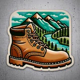 Aufkleber: Stiefel für den Ausflug vorbereitet 3