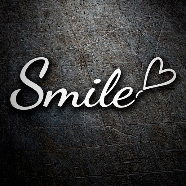 Aufkleber: Aufkleber Smile
