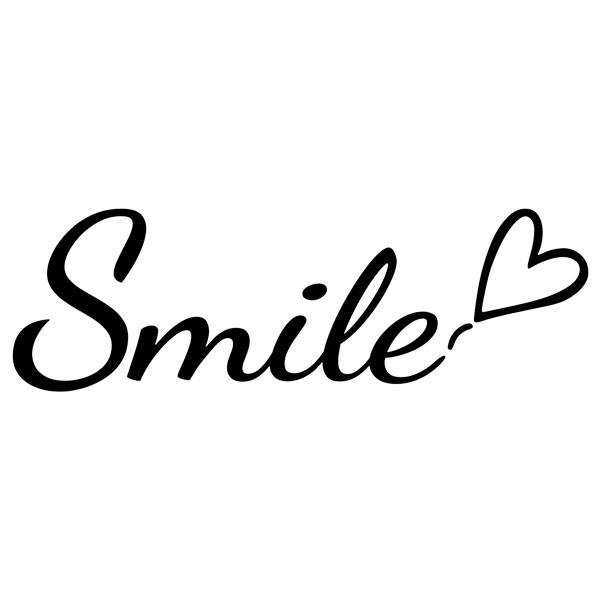Aufkleber: Aufkleber Smile