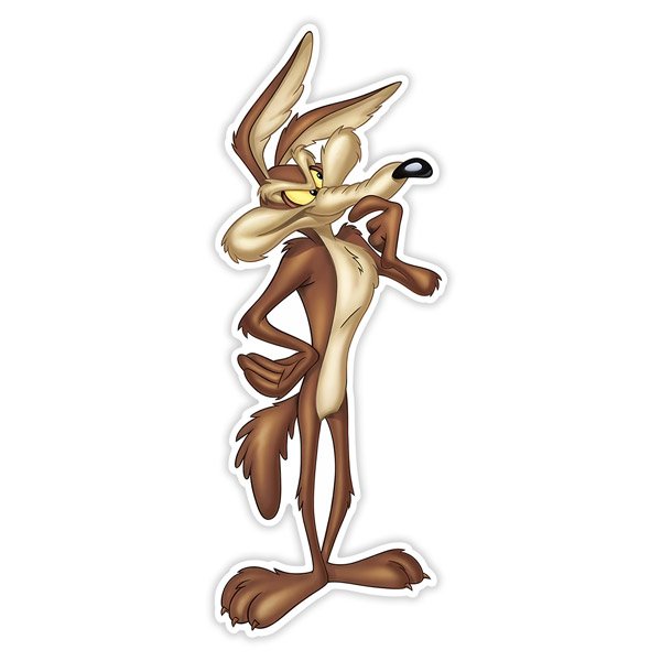 Aufkleber: Cartoon Coyote Aufkleber