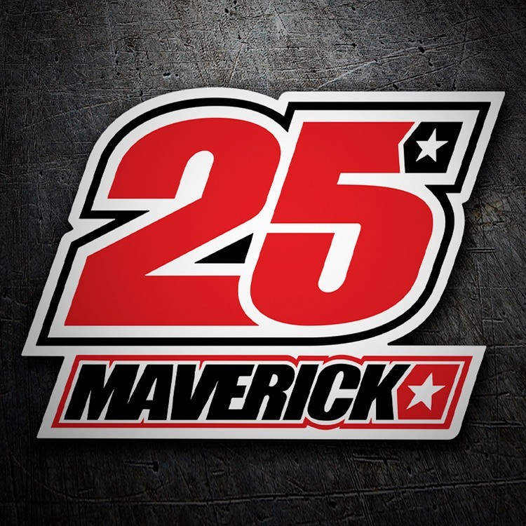 Aufkleber: Maverick Viñales Aufkleber für Motorräder