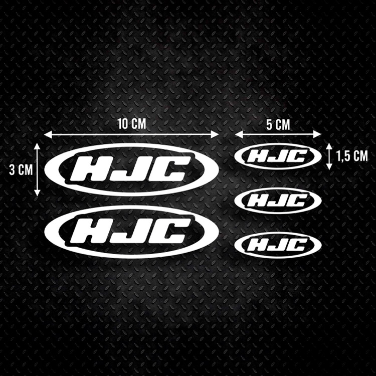 Aufkleber: Set 5X HJC