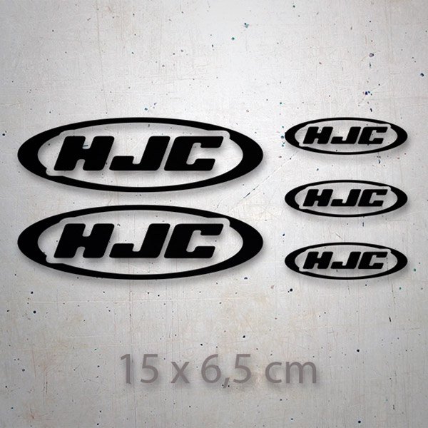 Aufkleber: 5X HJC Set