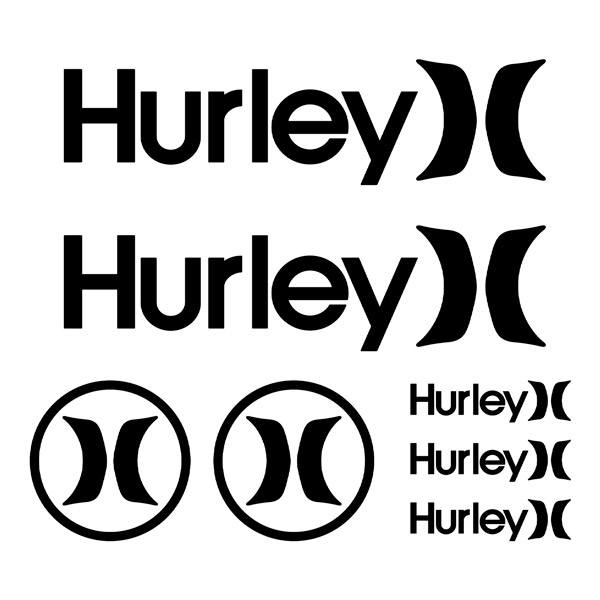 Aufkleber: Set 7X Hurley