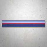 Aufkleber: Streifen Martini Racing 3