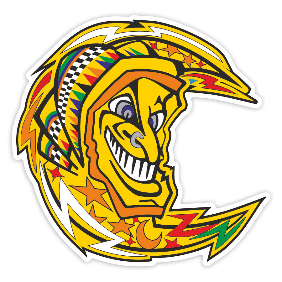 Aufkleber: Valentino Rossi Mond