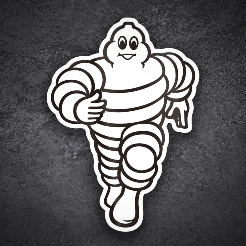 Aufkleber: Michelin Läufer