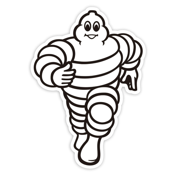 Aufkleber: Michelin Läufer