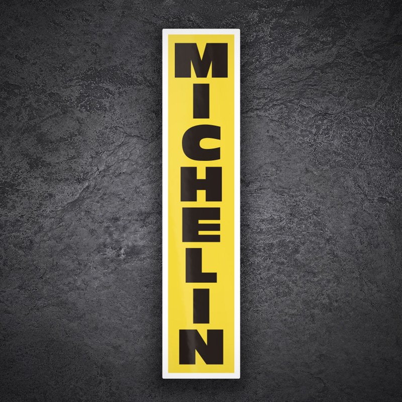 Aufkleber: Michelin Vertikal