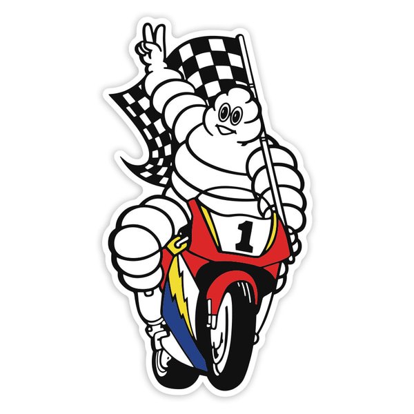 Aufkleber: Michelin Sieger