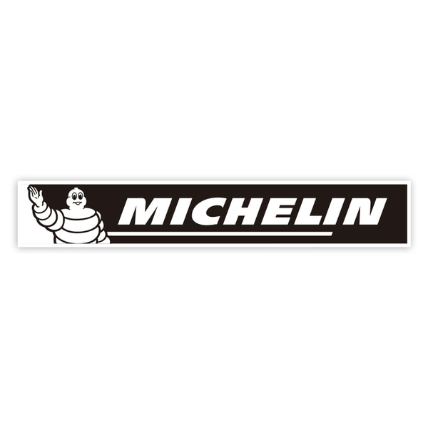 Aufkleber: Michelin Schwarz-Weiß Gruß