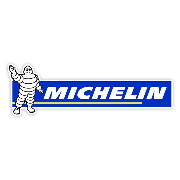 Aufkleber: Michelin Blauer Gruß