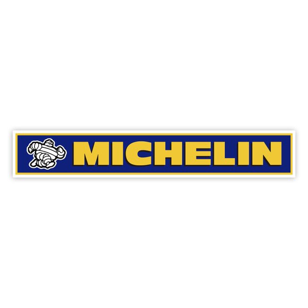 Aufkleber: Michelin Klassisch Gelb