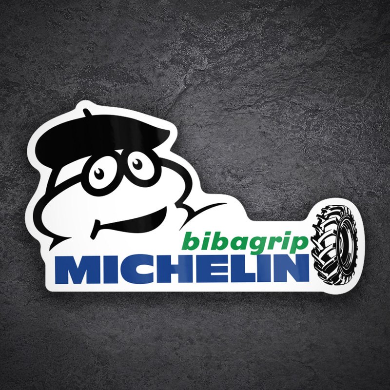 Aufkleber: Michelin Bibagrip Klassisch