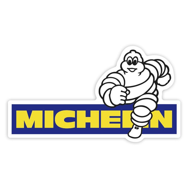 Aufkleber: Michelin Blauer Läufer