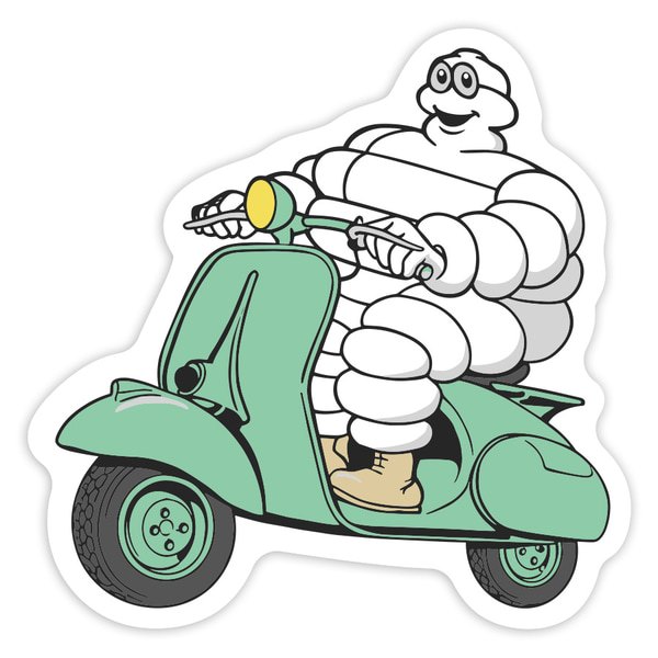 Aufkleber: Michelin Vespa