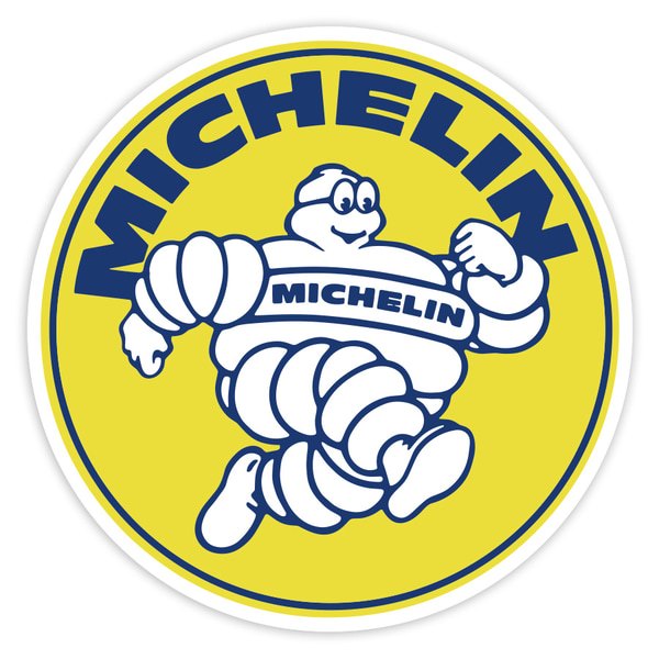 Aufkleber: Michelin Gelber Läufer