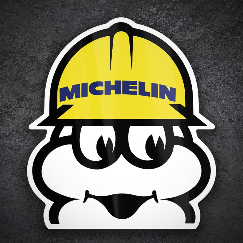 Aufkleber: Michelin Arbeiter