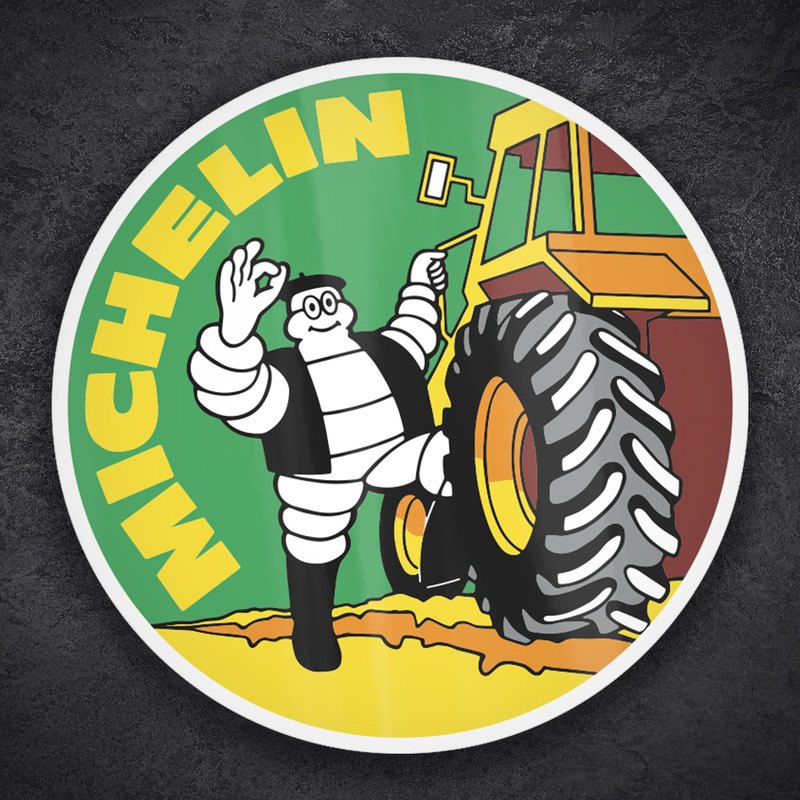 Aufkleber: Michelin Landwirt Traktor