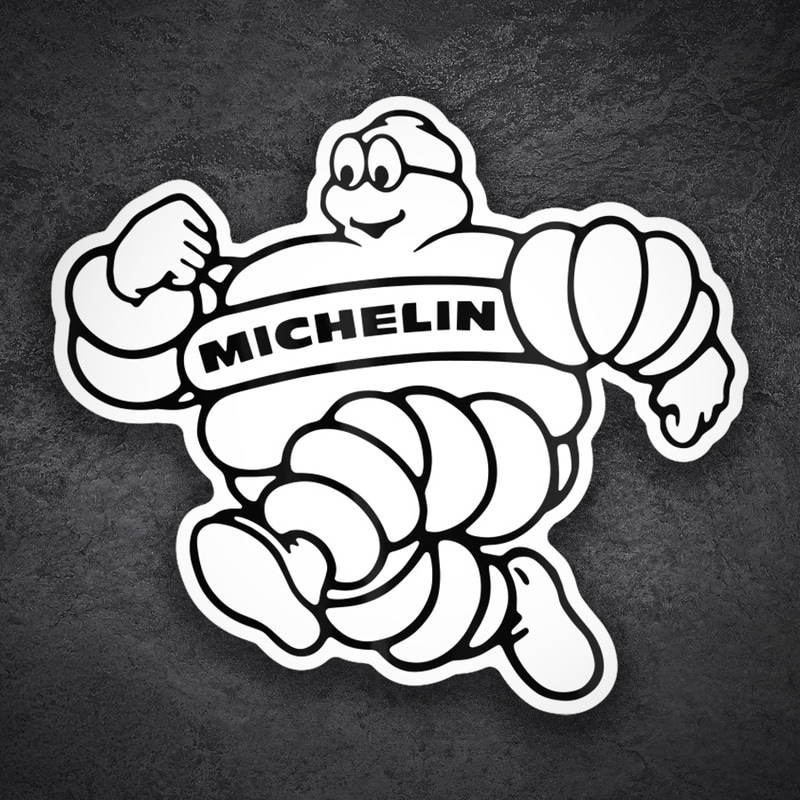 Aufkleber: Michelin Klassischer Bibendum