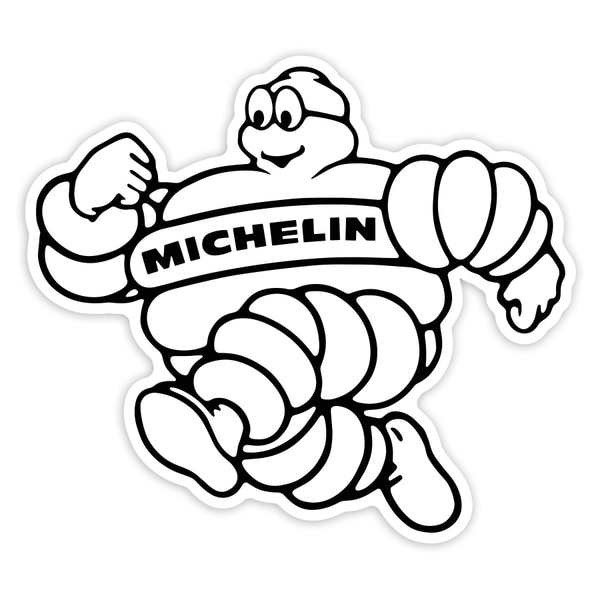 Aufkleber: Michelin Klassischer Bibendum