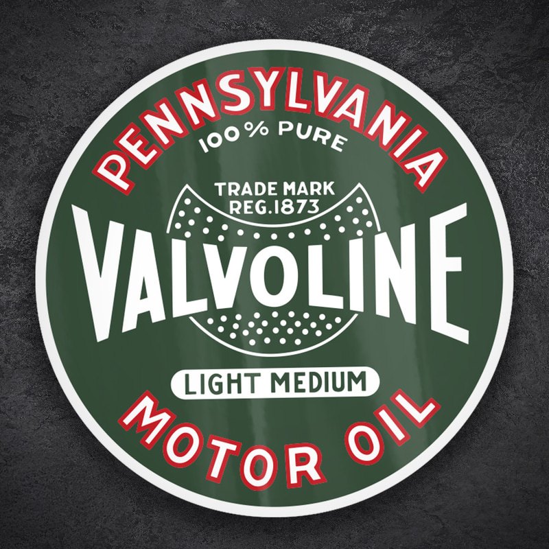 Aufkleber: Valvoline Vintage Motoröl
