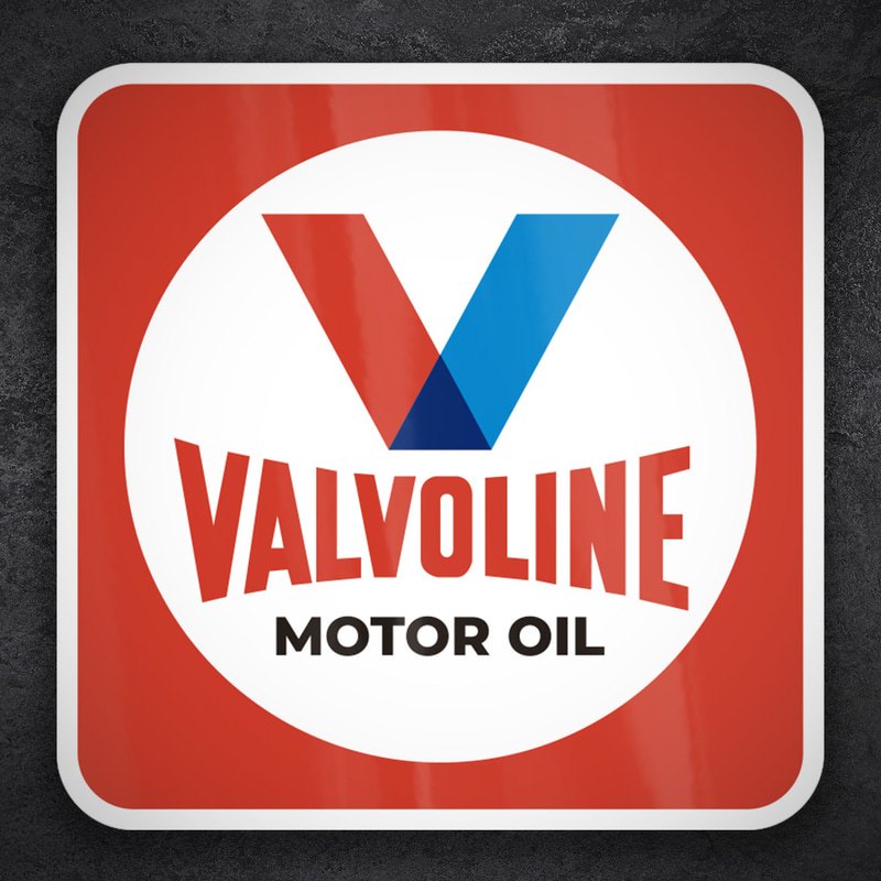 Aufkleber: Valvoline Retro Motoröl