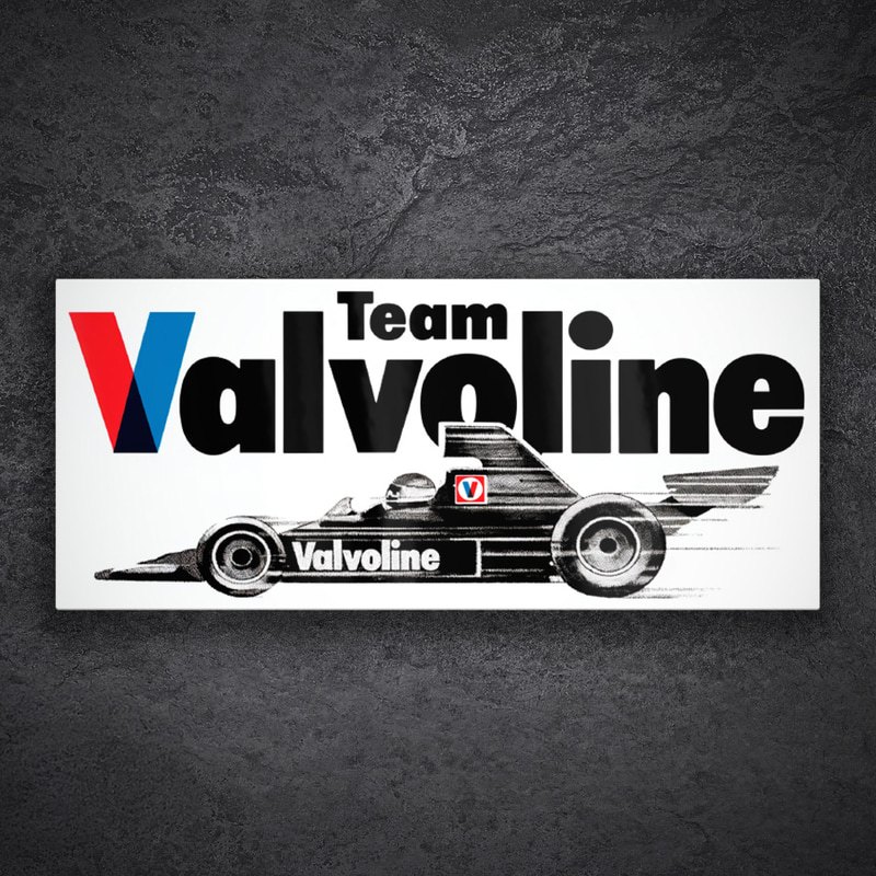 Aufkleber: Valvoline Team Racing