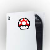 Aufkleber: Mario Bros Seta Pixel rot 5