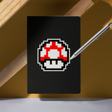 Aufkleber: Mario Bros Seta Pixel rot 6